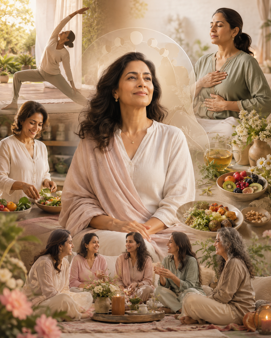 Women's restorative yoga retreat