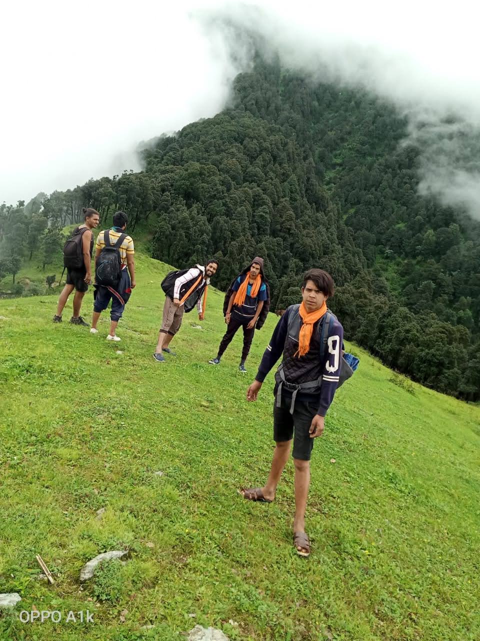 Mountain walking trail